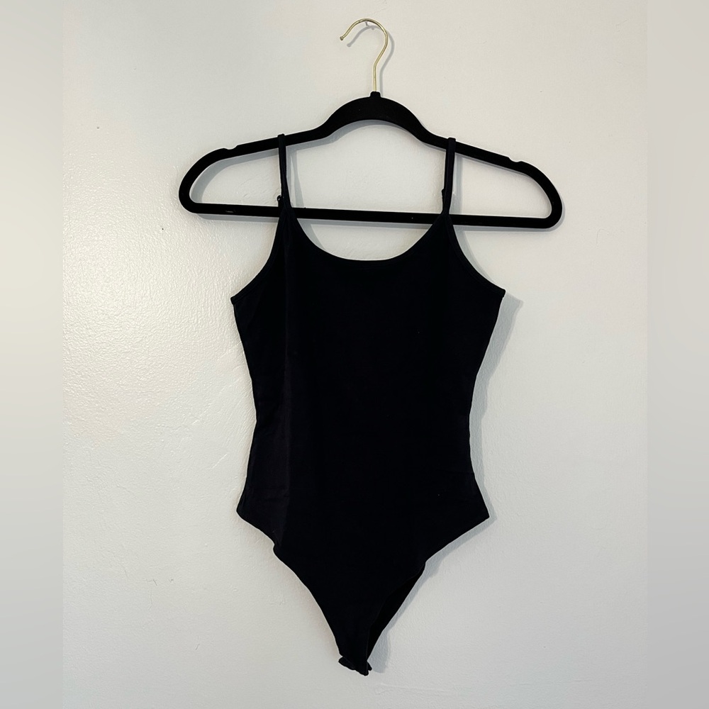Women's black bodysuit, medium size, Heart on your sleeve brand